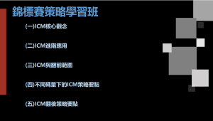 閱讀有關文章的更多信息 九月錦標賽策略學習班